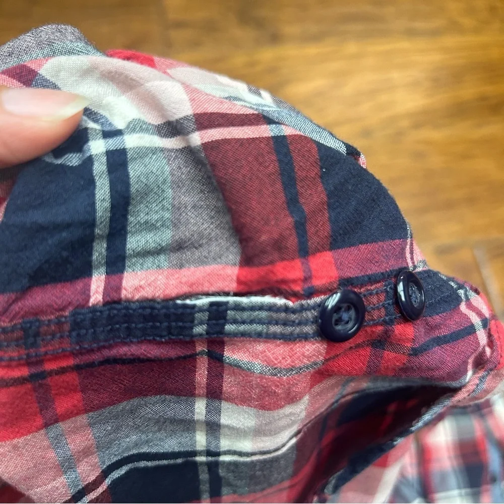 J. Crew cotton Plaid Casual Button‎ Down Shirt